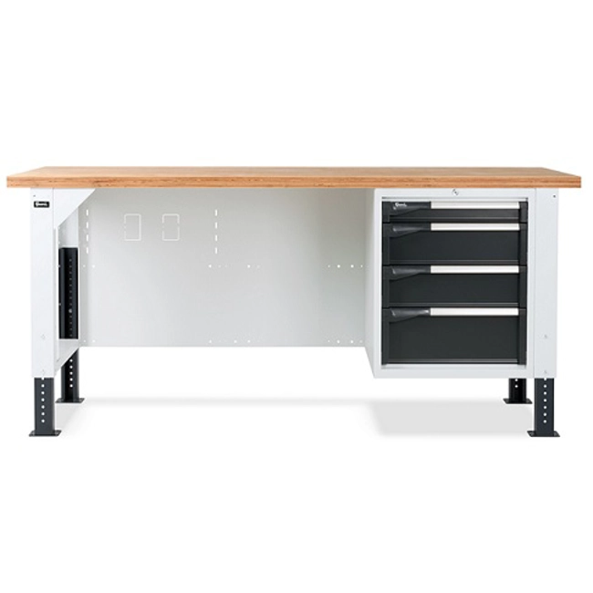 Vendita online Banco Work Master BR 2006 piano Multiplex mm.2000x750x740/1115H - Grigio